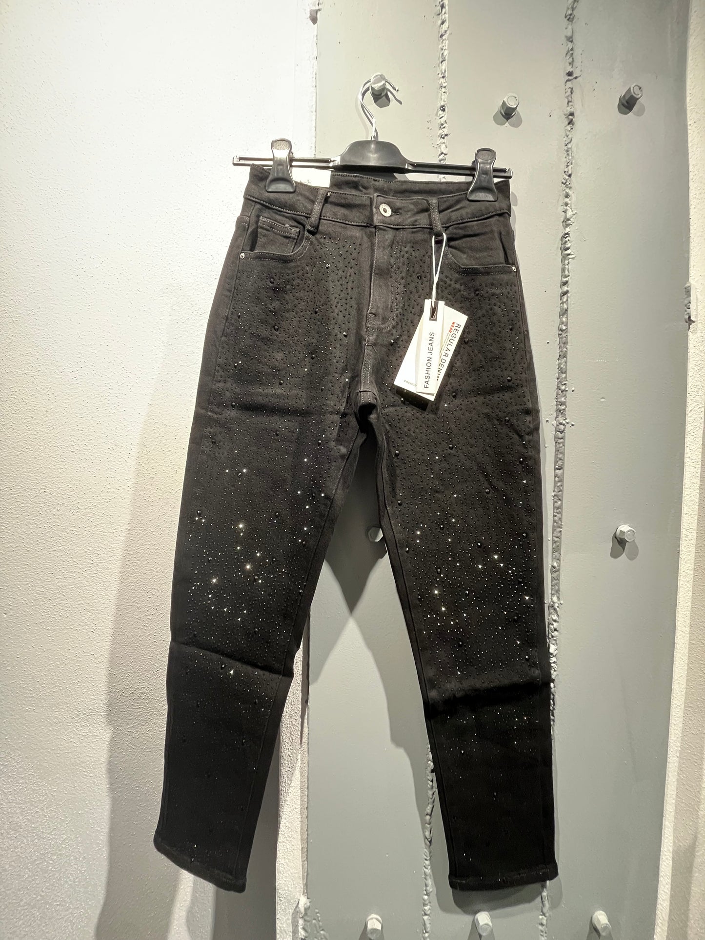 Regular Denim Black Fashion Jeans