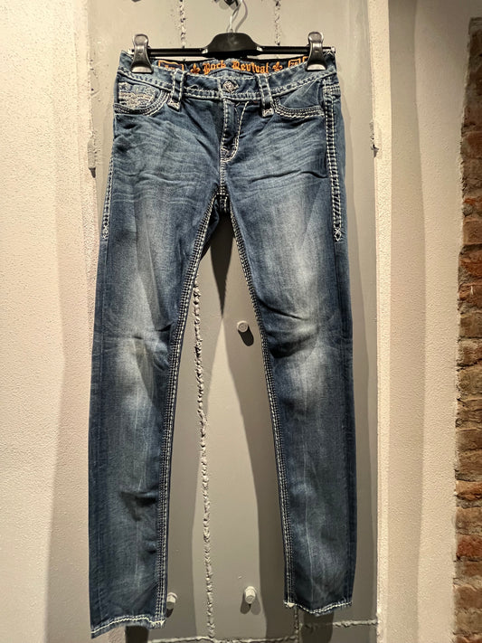 ROCK REVIVAL EASY SKINY JEANS